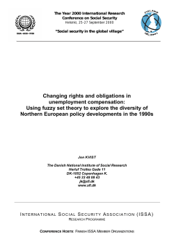 Changing rights and obligations in unemployment compensation