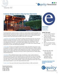 Agent Newsletter May 2014