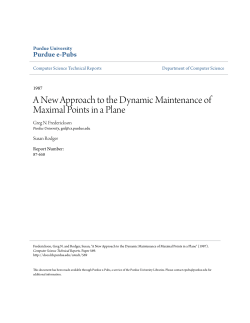 A New Approach to the Dynamic Maintenance of