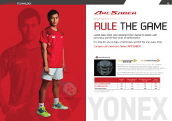ARCSABER TECHNOLOGY 19 Loose play gives your