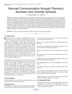 Secured Communication through Fibonacci Numbers and