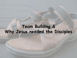 build a team – the team jesus built
