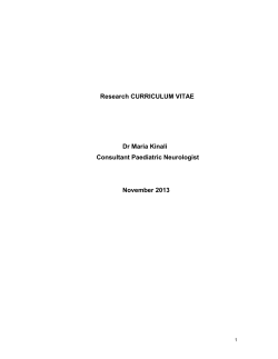 CV - Imperial College London