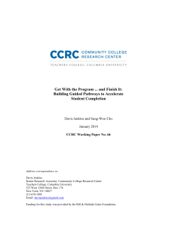 CCRC LogoHead - Community College Research Center
