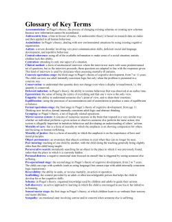 Glossary of Key Terms