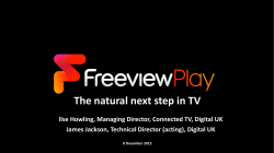 Freeview Play - Digital TV Group