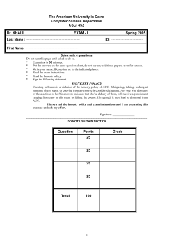 CSCI 453 - Computer Science and Engineering Department