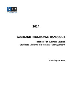 BBS Programme Enrolment Guide