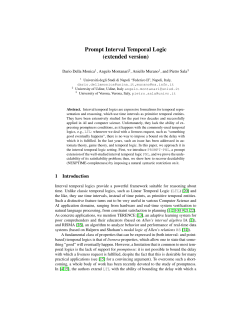 Prompt Interval Temporal Logic