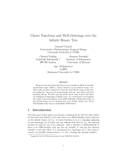 Choice Functions and Well-Orderings over the Infinite