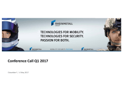 2017-05-04 Rheinmetall Q1 2017 Earnings call 2