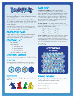 Object of the Game Component List Component Overview Game