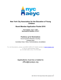 early childhood coalition of jersey city - NYC-AEYC