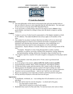 HIGH STANDARDS &ndash; NO EXCUSES