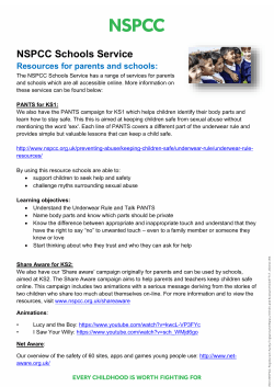 NSPCC branded Word template