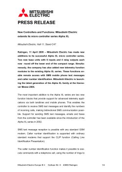 Mitsubishi Electric erweitert Kleinsteuerungsserie