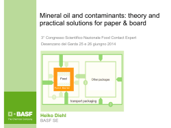Mineral oil and contaminants: theory and practical solutions for