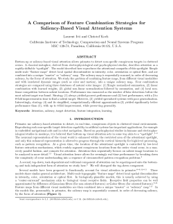 A Comparison of Feature Combination Strategies for Saliency