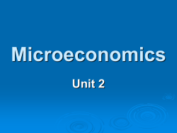 Microeconomics - Maryvale School District