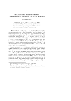 Multigraded Hilbert schemes parametrizing ideals in the Weyl algebra