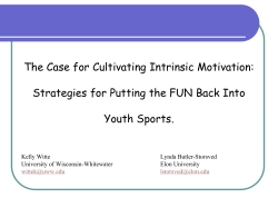 The Case for Cultivating Intrinsic Motivation