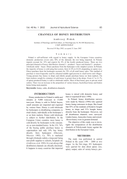channels of honey distribution introduction methods