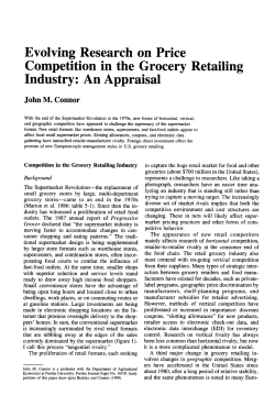 Evolving Research on Price Competition in the