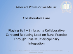 Collaborative Care Playing Ball &ndash; Embracing