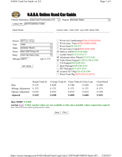 Page 1 of 1 NADA Used Car Guide ver 2.0 3/20/2017 https://secure
