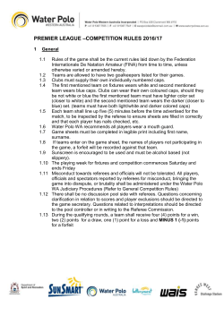 premier league &ndash;competition rules 2016/17