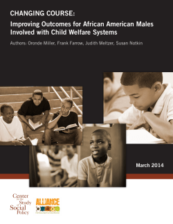 Improving Outcomes for African American Males Involved with Child