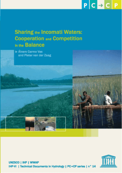 Sharing the Incomati waters: cooperation and competition in the