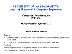 Synchronization Coherence