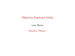 Objective Expected Utility