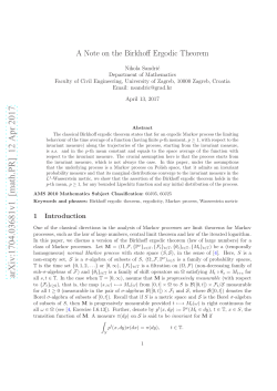 A note on the Birkhoff ergodic theorem