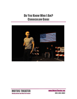Do You Know Who I Am Curriculum