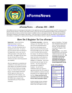 eForms 101