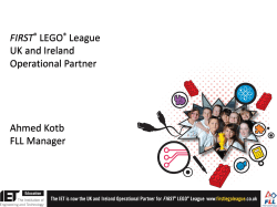 FIRST&reg; LEGO&reg; League