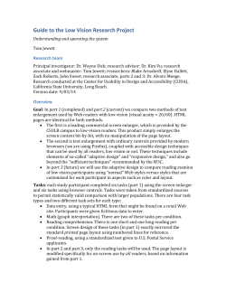 Project guide - The Enabled Web
