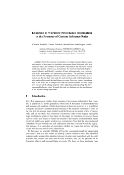Evolution of Workflow Provenance Information in the Presence of