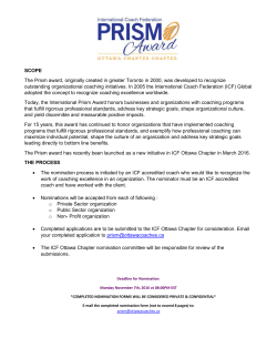 Part 3 &ndash; Nomination Form: Organizational Release