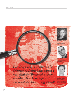 Does design really make a bottom-line dierence? And what factors