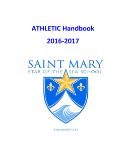 Student-Athlete - St. Mary Star of the Sea School