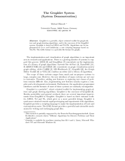The Graphlet System (System Demonstration)