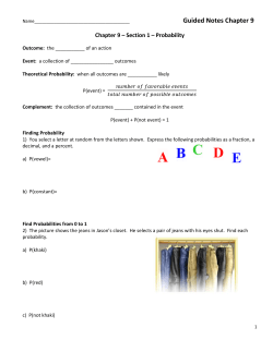 Guided Notes Chapter 9 - North Penn School District