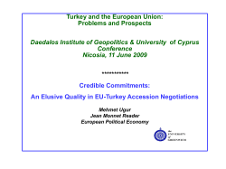 An Elusive Quality in EU-Turkey Accession Negotiations