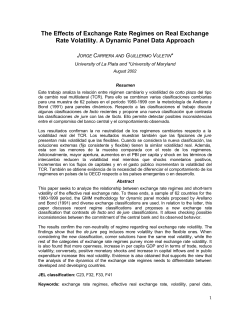 The Effects of Exchange Rate Regimes on Real Exchange Rate