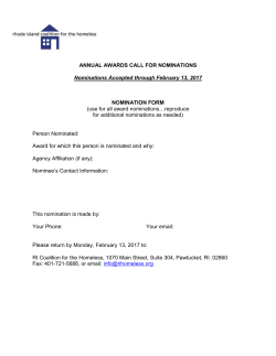 this form - Rhode Island Coalition for the Homeless