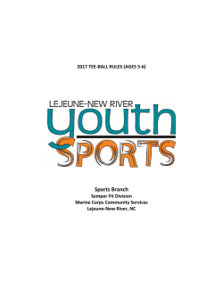 Tee-ball - MCCS Lejeune