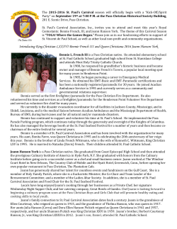 Introducing King Christian LXXXVI Bennie French III and Queen